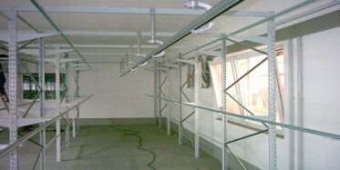 Trolleysystem Textilanhängeranlage